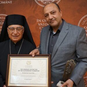 Vizită istorică: Preafericitul Youssef Absi, Patriarhul Bisericii Greco-Catolice Melchită din Antiohia şi Întregul Est a vizitat România la invitaţia Fundaţiei Alexandrion