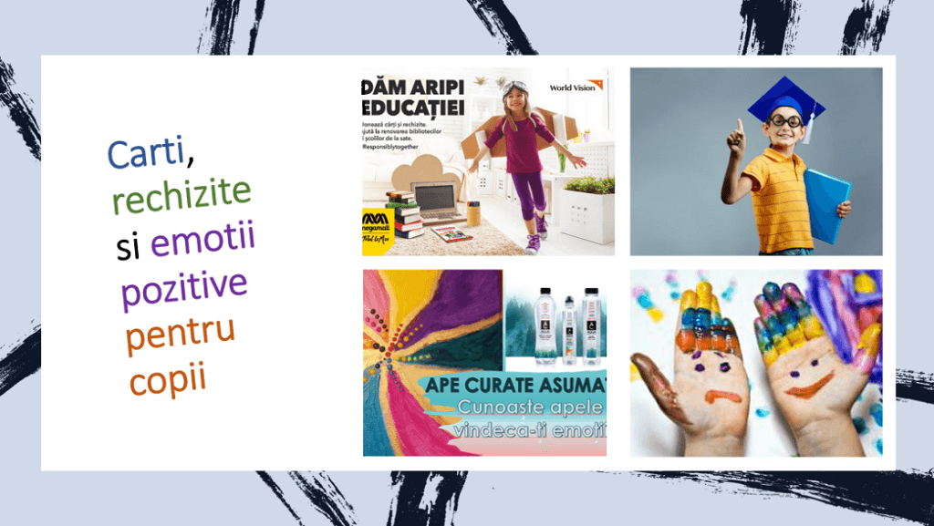 Cărți, rechizite și emoții pozitive pentru copii. Dăm aripi educației, cu World Vision, la Mega Mall