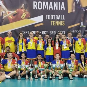 România a cucerit 11 medalii de aur la Campionatul Mondial de Fotbal Tenis