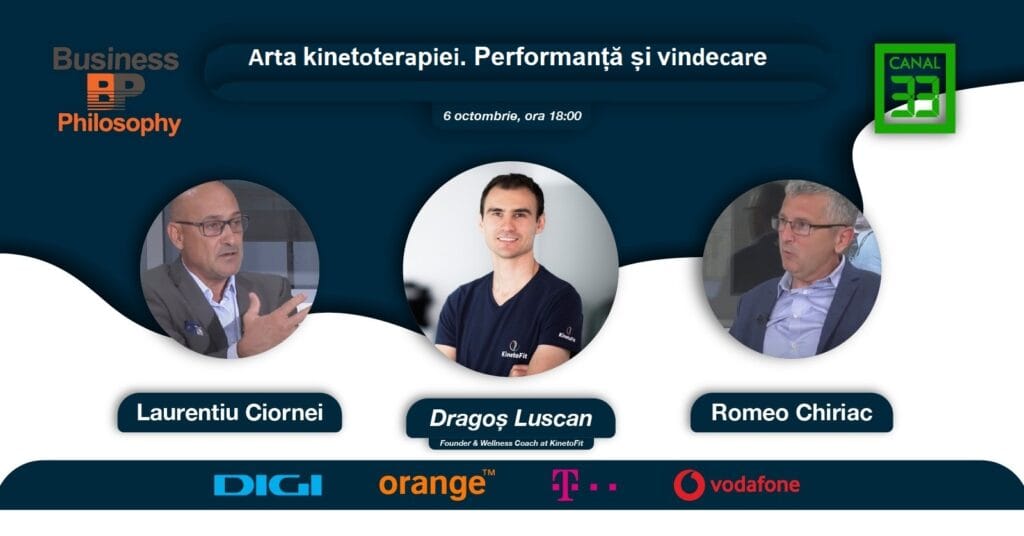 Arta kinetoterapiei, cu Dragoș Luscan, founder & Wellness Coach at KinetoFit
