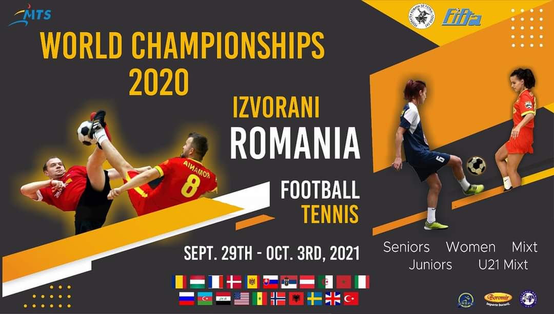 La Campionatul Mondial de Fotbal Tenis de la izvorani vor concura 170 de sportivi din 12 țări