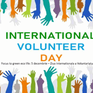 Focus to green eco life: 5 decembrie – Ziua Internationala a Voluntariatului