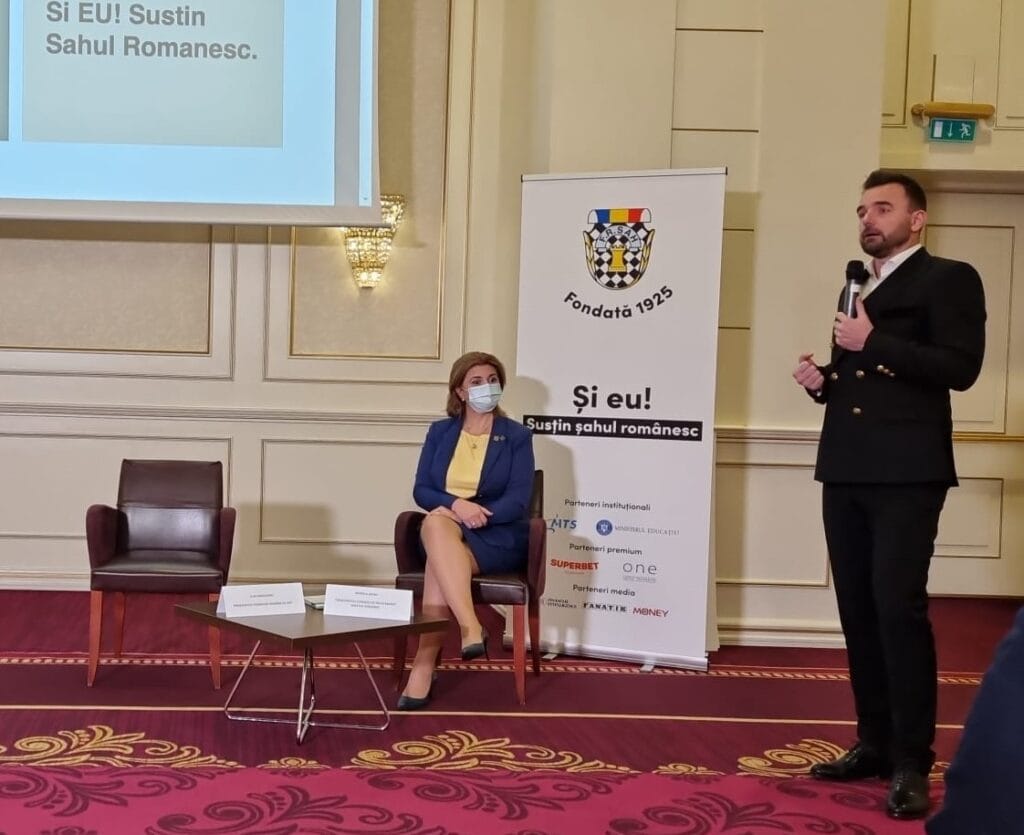 F.R. Șah anunță pentru 2022 două proiecte de anvergură și cea mai mare sponsorizare din istoria șahului românesc