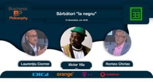 Sărbători „la negru”, cu actorul Victor Yila – Emisiune Business Philosophy