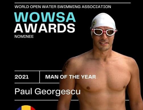 Paul Georgescu, singurul român nominalizat pentru a treia oară consecutiv la titlul de Man Of The Year la înot în ape deschise