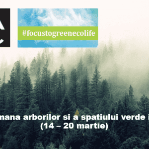 #focustogreenecolife: Saptamana arborilor si a spatiului verde interior (14 – 20 martie)