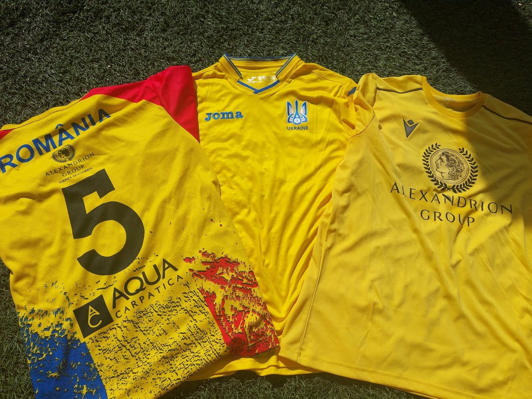 România, alături de naționala de fotbal a jurnaliștilor din Ucraina