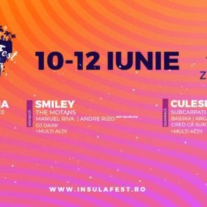 Smiley și B.U.G. Mafia vor cânta la Insula Fest, festival ce susține strângerea de fonduri pentru Ucraina