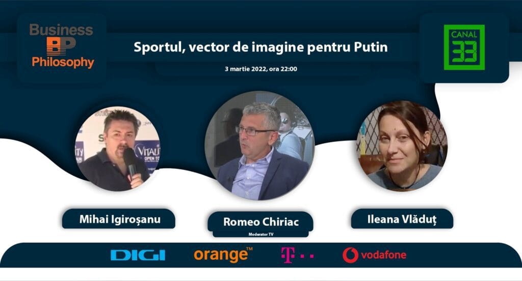 Sportul – vector de imagine pentru Putin – Emisiune Business Philosophy