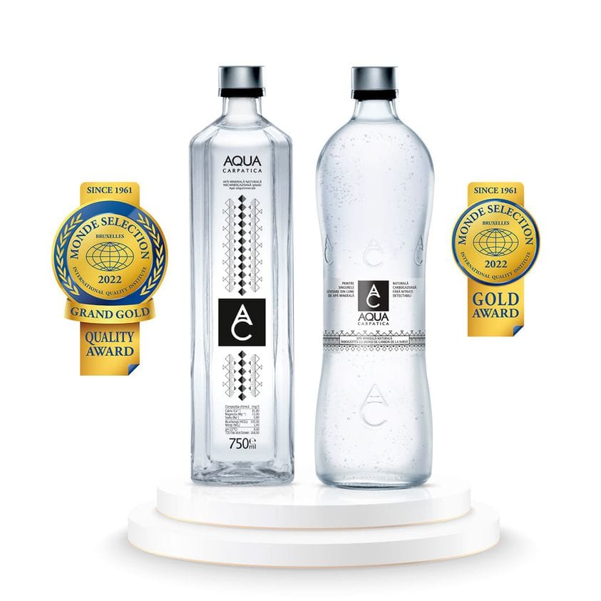 AQUA Carpatica, premiată la Monde Selection World Quality Awards din Bruxelles