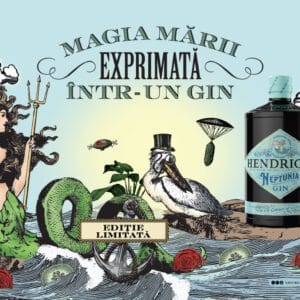 Hendrick’s Neptunia, ediție limitată, al treilea produs din seria “Cabinetului de curiozități”, lansat în România de Alexandrion Group