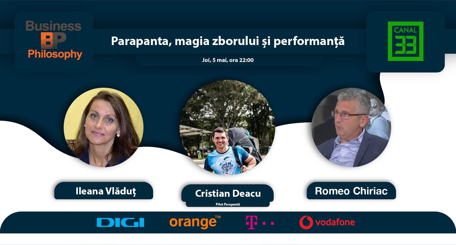 Parapanta in zbor -performanță – Emisiune Business Philosophy