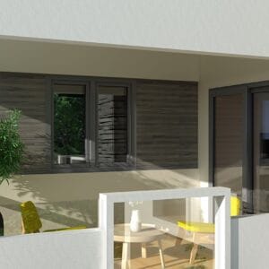 Placarea cu aluminiu la exterior pentru ferestre si usi