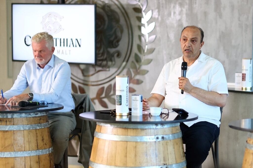 „Single Malt este un produs de elită”, a spus Nawaf Salameh la conferința Carpathian Single Malt