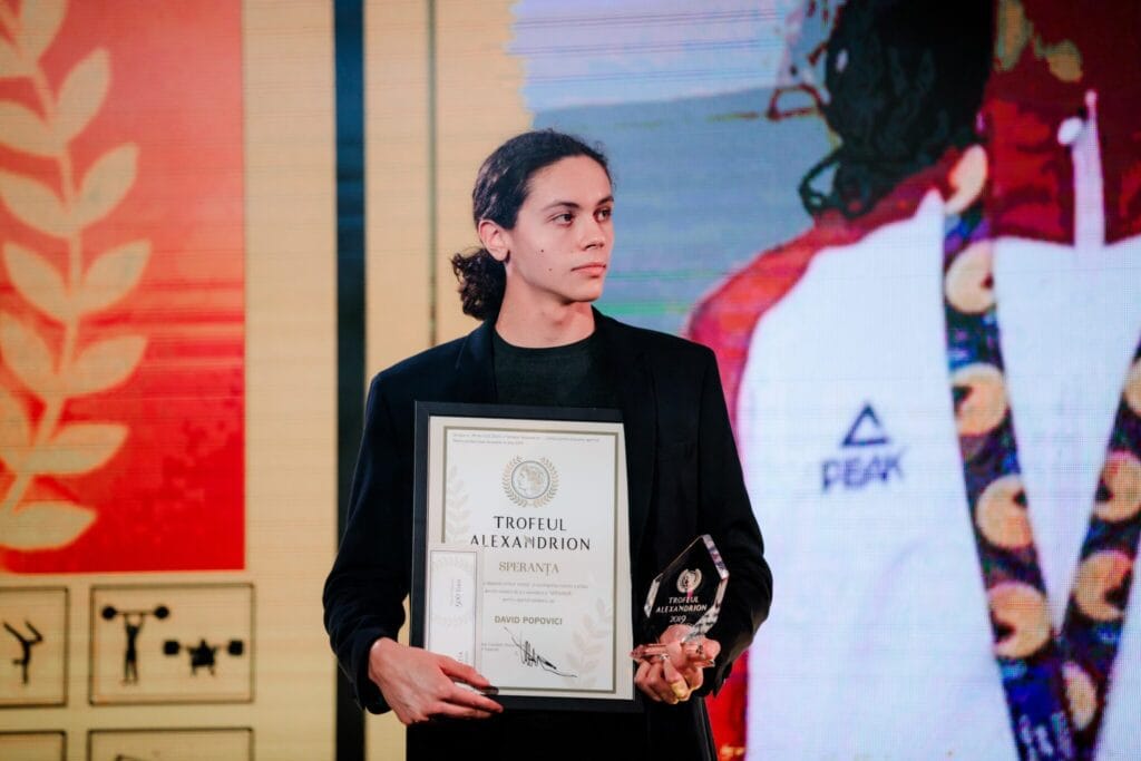 David Popovici a fost remarcat și premiat de Fundația Alexandrion încă de la 14 ani