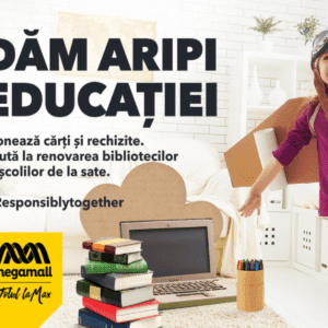 Cărți și rechizite pentru copiii de la sate. A doua ediție a campaniei „Dăm aripi educației“