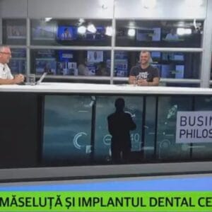 Emisiune Business Philosophy: Implantul dentar Straumann Pure Ceramic. Studiu de caz Artistic Dent