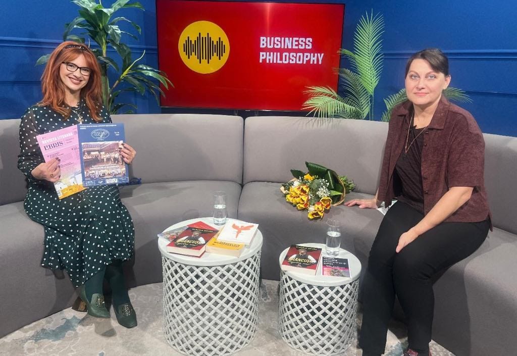 Polivalență artistică şi har gorjean. Actriţa Claudia Motea la emisiunea Business Philosophy